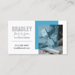 Tarjeta De Visita Imagen del Personalizable de carpintero Woodworker