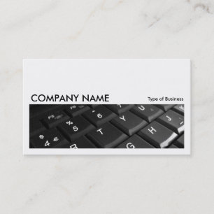 Tarjeta De Visita Imagen larga 094 - Teclado de cuaderno