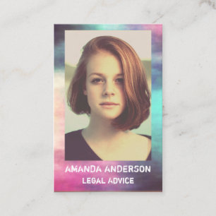 Tarjeta De Visita Imagen - logotipo - fondo moderno