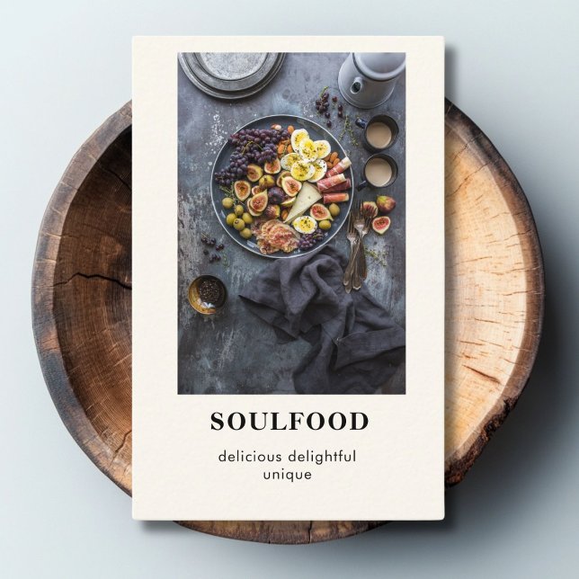 Tarjeta De Visita Imagen moderna de color beige mínimo (Modern Trendy Photo Business Card)