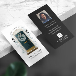 Tarjeta De Visita Imagen y logotipo de la correa de la correa de la 