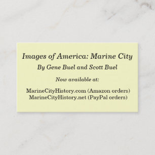Tarjeta De Visita Imágenes de América: Ciudad marina