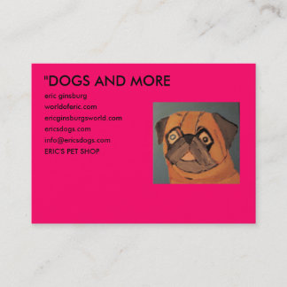 Tarjeta De Visita IMG_0135, "PERROS Y MÁS, ginsburg de eric, worldo…