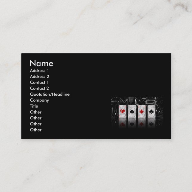 Tarjeta De Visita img 274_www.Garcya.us, Nombre, Dirección 1, Direcc (Anverso)