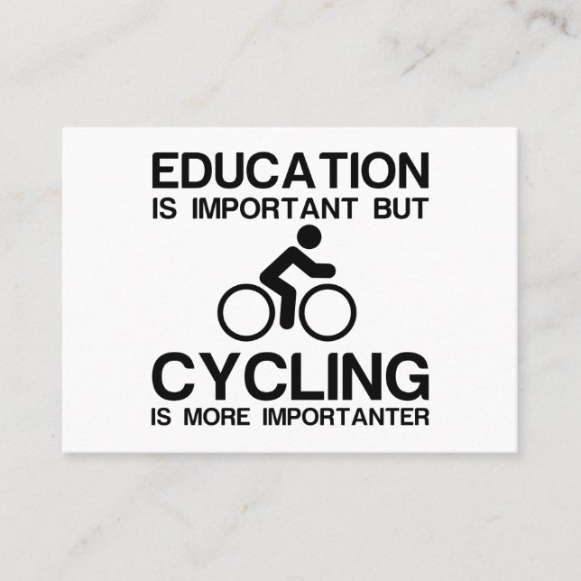 TARJETA DE VISITA IMPORTANTE DEL CICLO EDUCATIVO IMPORTANTE (Anverso)
