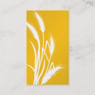 Tarjeta De Visita Impresión de la naturaleza - trigo amarillo