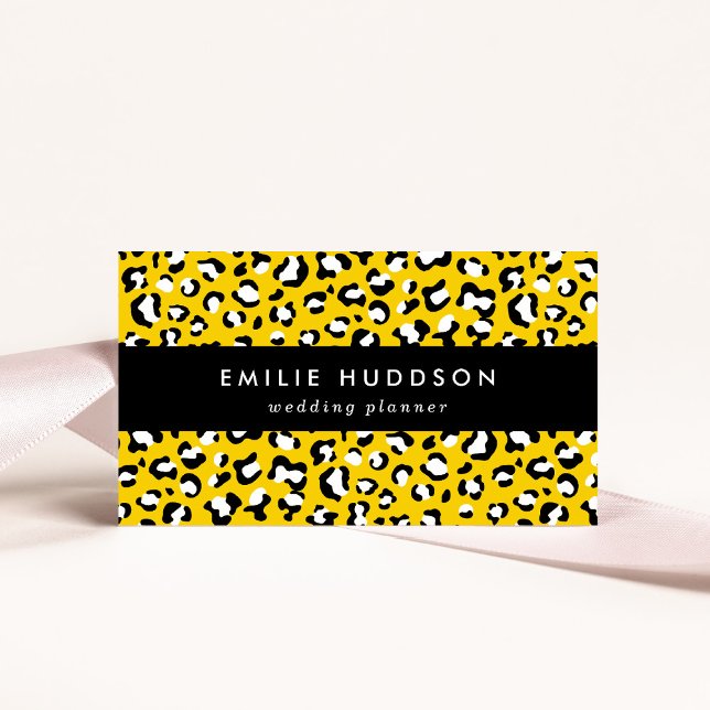 Tarjeta De Visita Impresión de leopardo, puntos de leopardo, leopard (Subido por el creador)