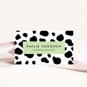 Tarjeta De Visita Impresión de vaca, Patrón De Vaca, Cuadros De Vaca