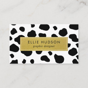 Tarjeta De Visita Impresión de vaca, Patrón De Vaca, Cuadros De Vaca