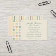 Impresión floral geométrica de Bloom Retro