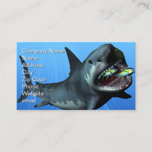 Tarjeta De Visita Impresión Megalodon