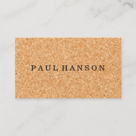 Tarjeta De Visita Impresión sencilla de imitación de papel