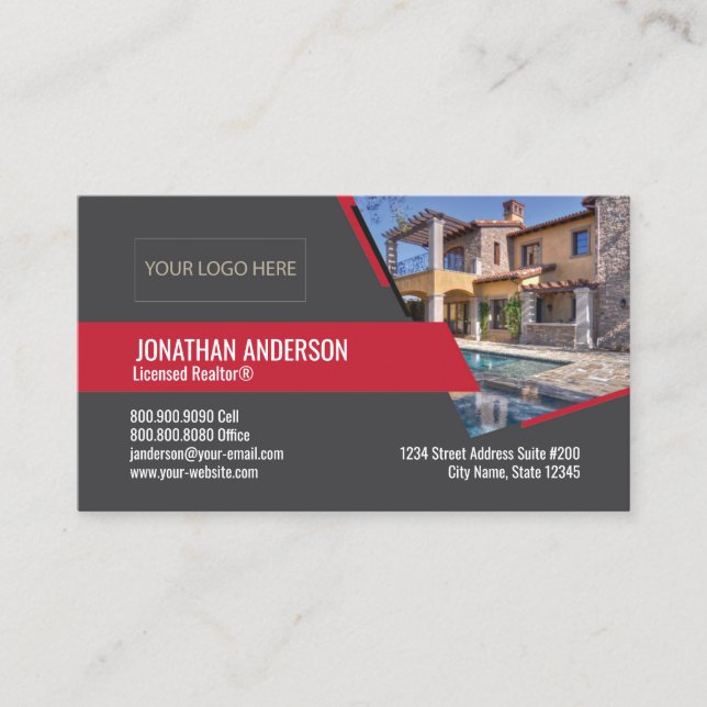 Tarjeta de visita impresionante de Keller Williams (Anverso)