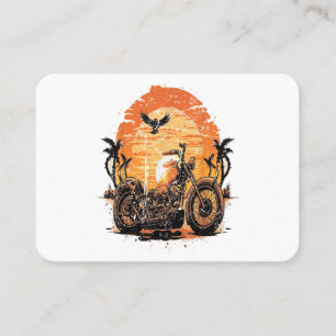 Tarjeta De Visita Impresionante motocicleta retro vintage Classic Su