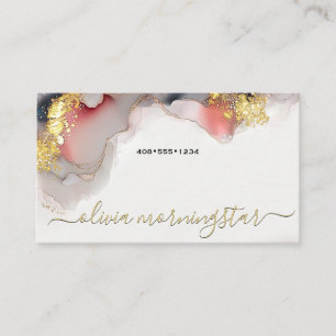 Tarjeta De Visita Impresionante Tinte Líquido de Alcohol Ultra Blush