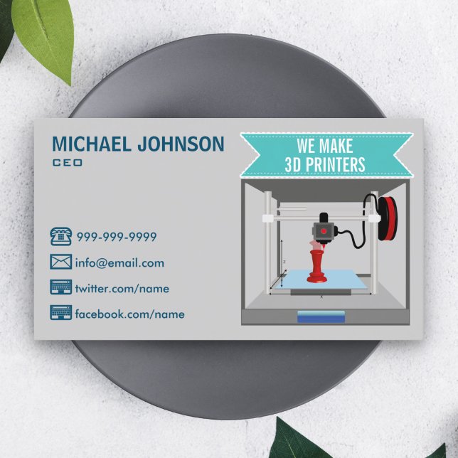 Tarjeta De Visita Impresora 3D (Subido por el creador)