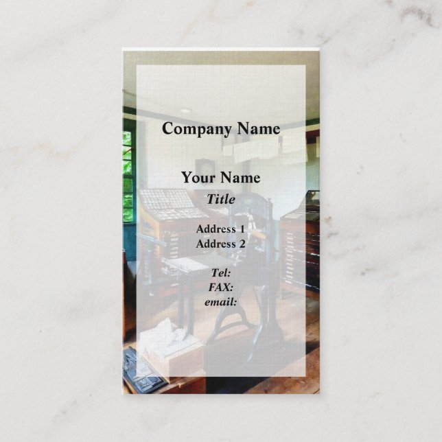 Tarjeta De Visita Imprimir tienda (Anverso)