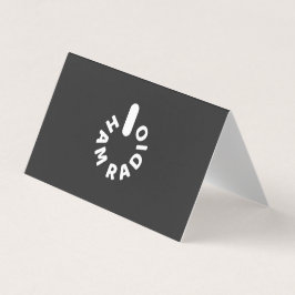 Tarjeta De Visita Impulsado por HAM Radio