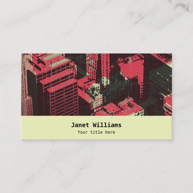 Tarjeta De Visita In the city (Anverso)