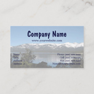 Tarjeta De Visita Incline Village, costa norte del lago Tahoe