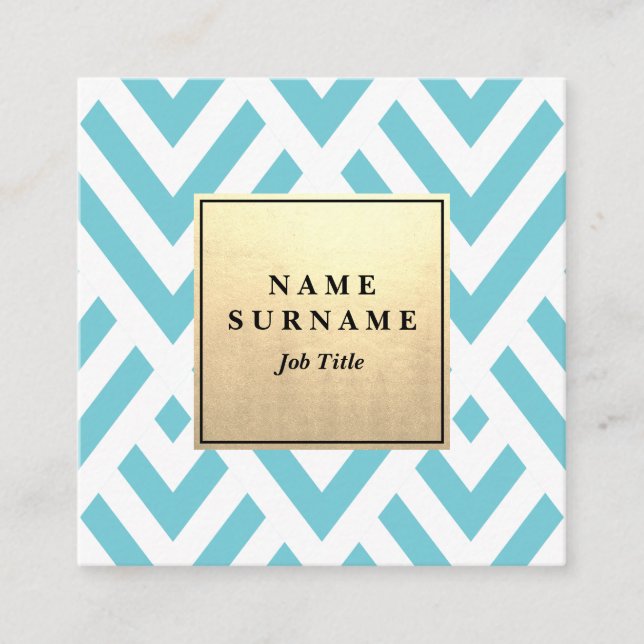 Tarjeta de visita inconsútil de GeometricPattern (Anverso)