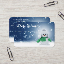 Tarjeta De Visita Increíble Navidades perfectos Snowman