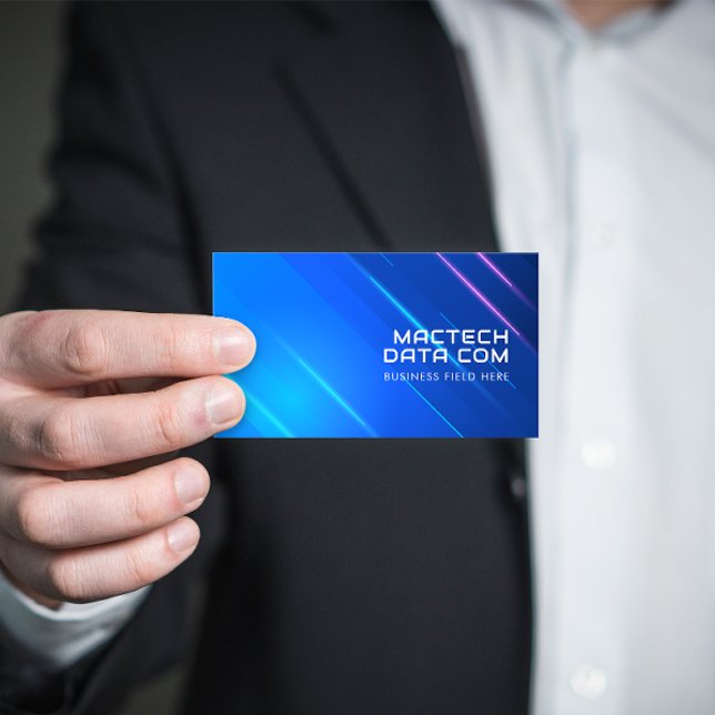 Tarjeta De Visita Incursión futurista en la comunicación digital | M (Subido por el creador)