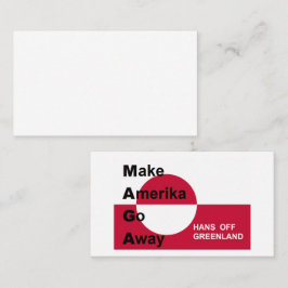 Tarjeta De Visita Independant Greenland