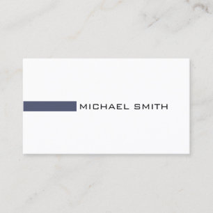 Tarjeta De Visita Independencia minimalista moderna y blanco