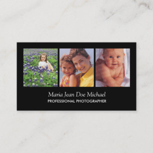 Tarjeta de visita independiente del fotógrafo