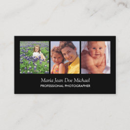 Tarjeta de visita independiente del fotógrafo