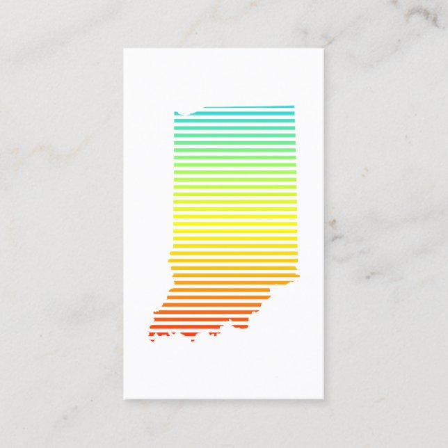 Tarjeta De Visita indiana chill fade (Anverso)