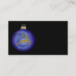 TARJETA DE VISITA INDIGO CHRISTMAS BUBBLE