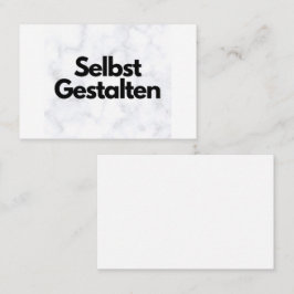 Tarjeta De Visita Individuelle Visitenkarten gestalten - Vorlage -