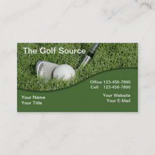 Tarjeta De Visita Industria de Negocios de Golf