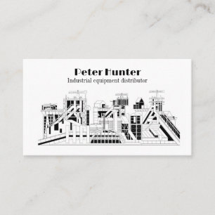 Tarjeta De Visita Industria personalizable