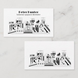 Tarjeta De Visita Industria Pesada Personalizable