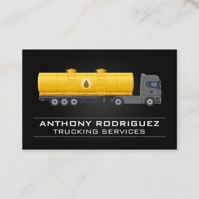 Tarjeta De Visita Industrial | Driver | Logistics  Business Card (Anverso)