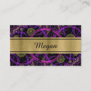 Tarjeta de visita industrial moderna y colorida