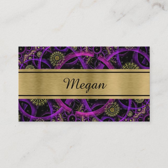 Tarjeta de visita industrial moderna y colorida (Anverso)