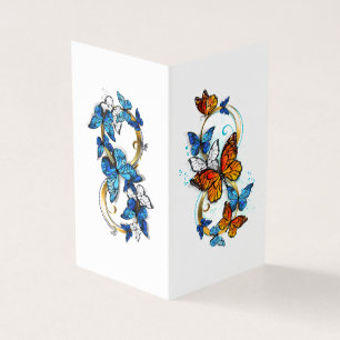 Tarjeta De Visita Infinidad de Mariposas Monarca