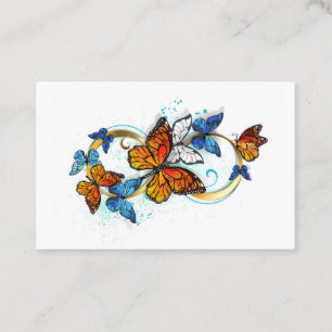 Tarjeta De Visita Infinidad de Mariposas Monarca