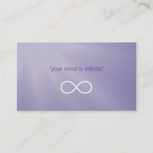 Tarjeta De Visita Infinito personal del instructor el