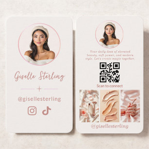 Tarjeta De Visita Influencer de redes sociales Instagram TikTok