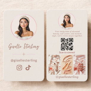 Tarjeta De Visita Influencer de redes sociales moderno