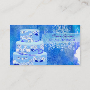 Tarjeta De Visita Influencias de los pasteles de bodas/de la
