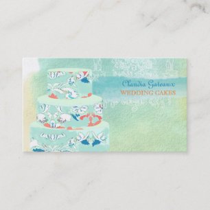 Tarjeta De Visita Influencias de los pasteles de bodas/de la