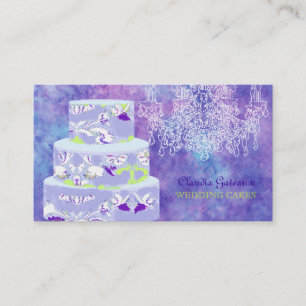 Tarjeta De Visita Influencias de los pasteles de bodas/de la