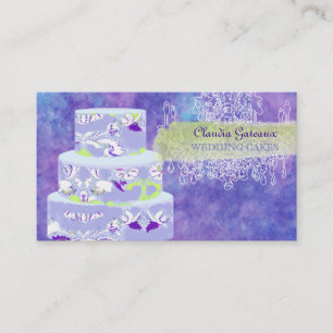 Tarjeta De Visita Influencias de los pasteles de bodas/de la