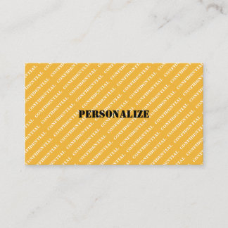 Tarjeta De Visita Información Confidencial del Reclutador de las Fue